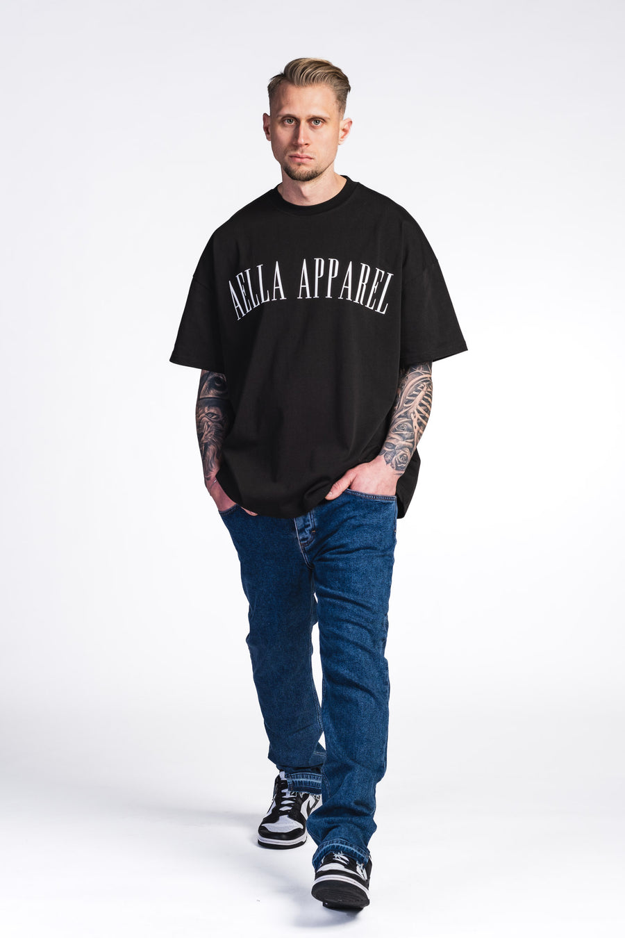 Aella Creative Department Oversized T-Shirt Black