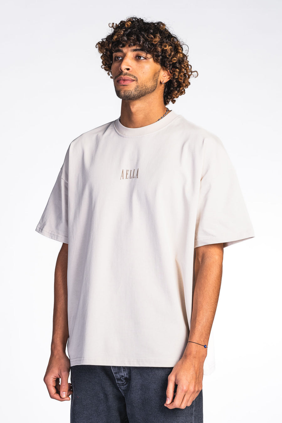 The Birds Heavy Oversized T-Shirt Sand