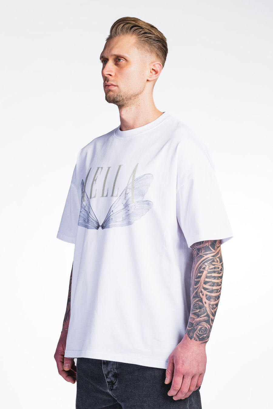 The Wings Heavy Oversized T Shirt White