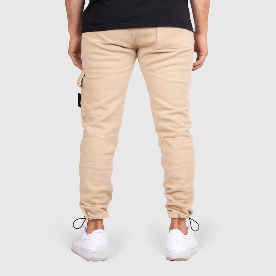 Stone Washed Pants - Creme