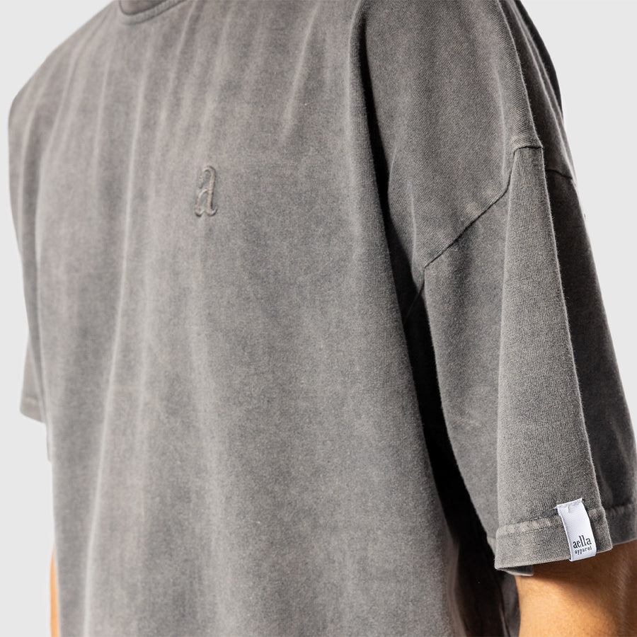 Heavy Oversized T-Shirt  - Gray