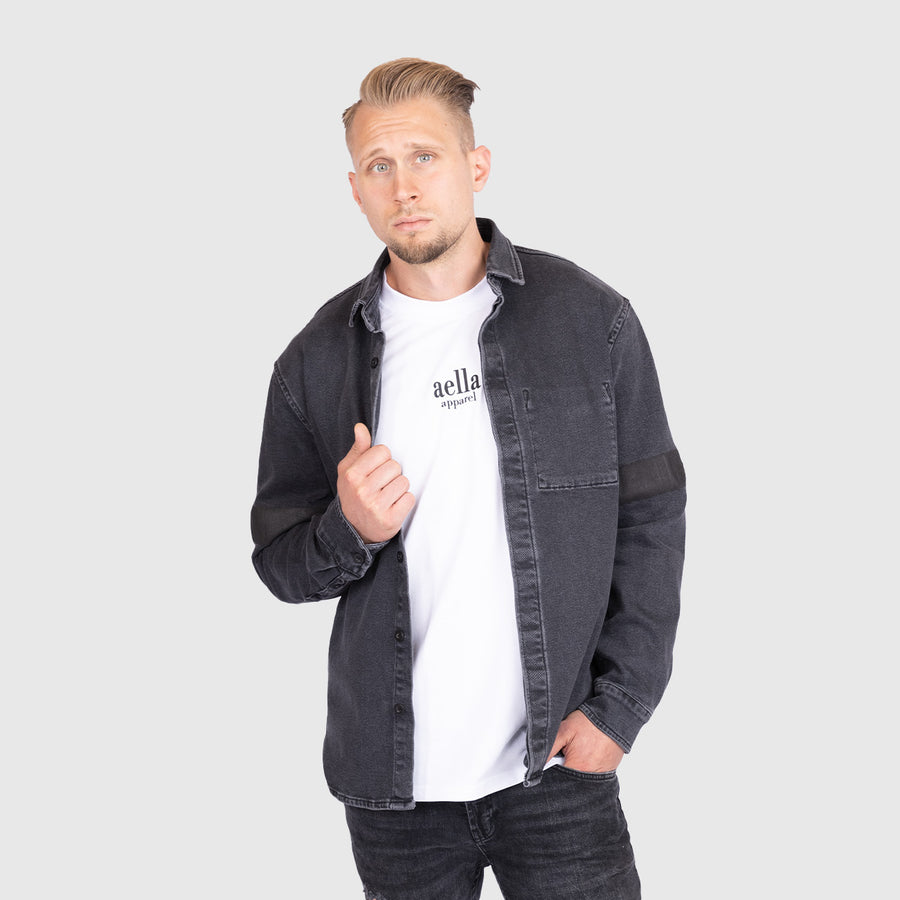 Vintage Jeansjacke - Denim Overshirt Black