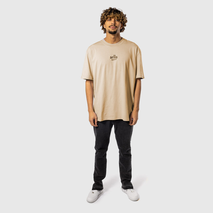 Slight Oversized T-Shirt - Sand