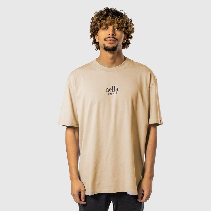 Slight Oversized T-Shirt - Sand