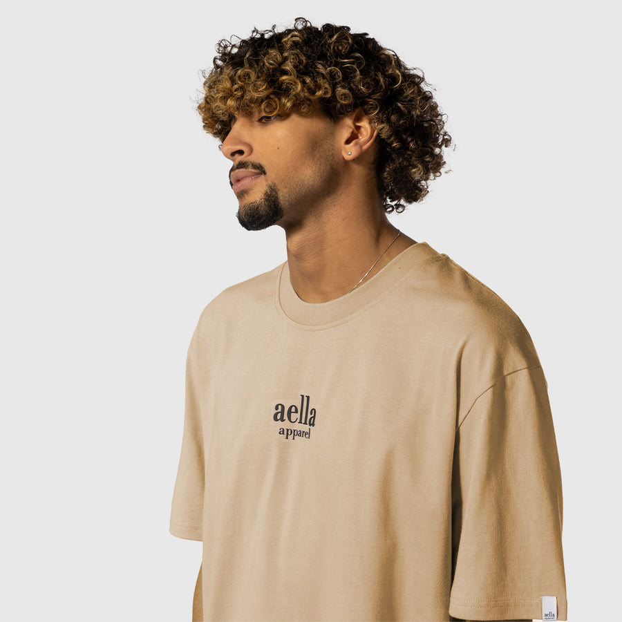 Slight Oversized T-Shirt - Sand