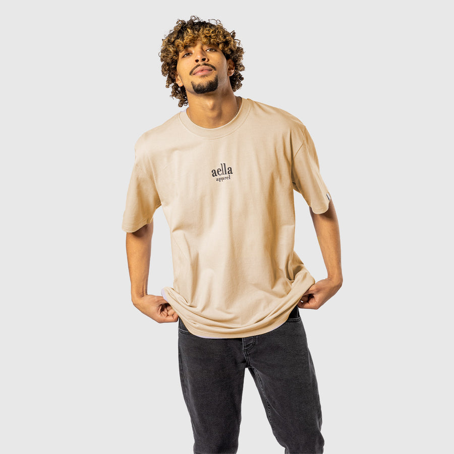 Slight Oversized T-Shirt - Sand