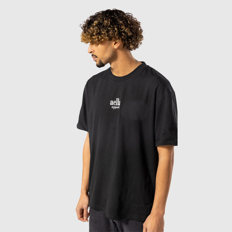 Slight Oversized T-Shirt - Black