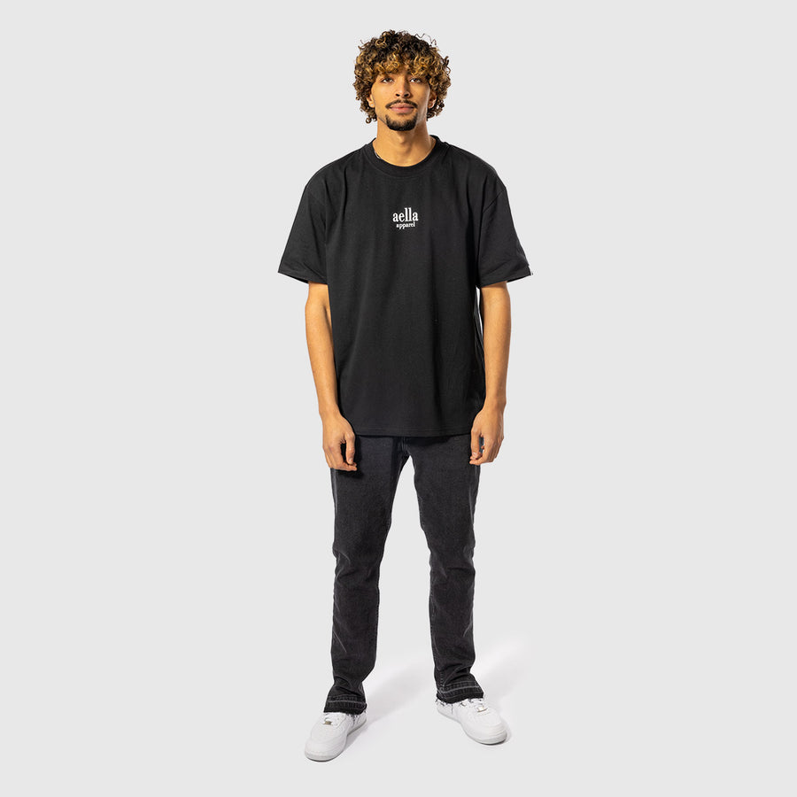 Slight Oversized T-Shirt - Black