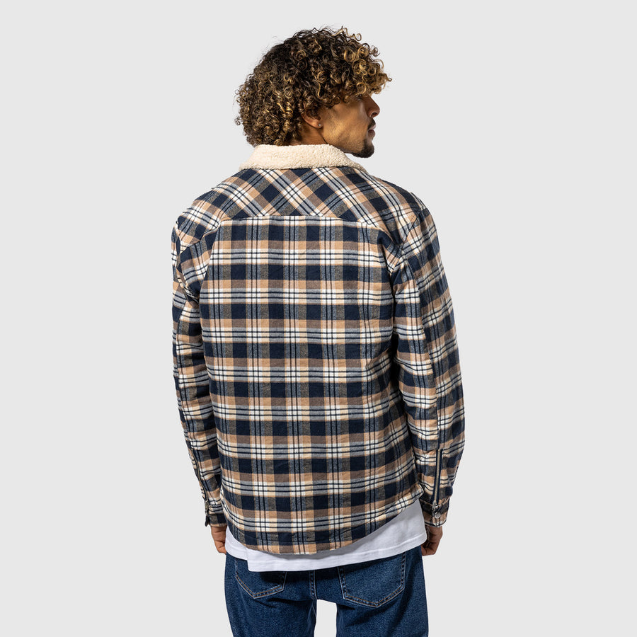 Checked Overshirt - Blue